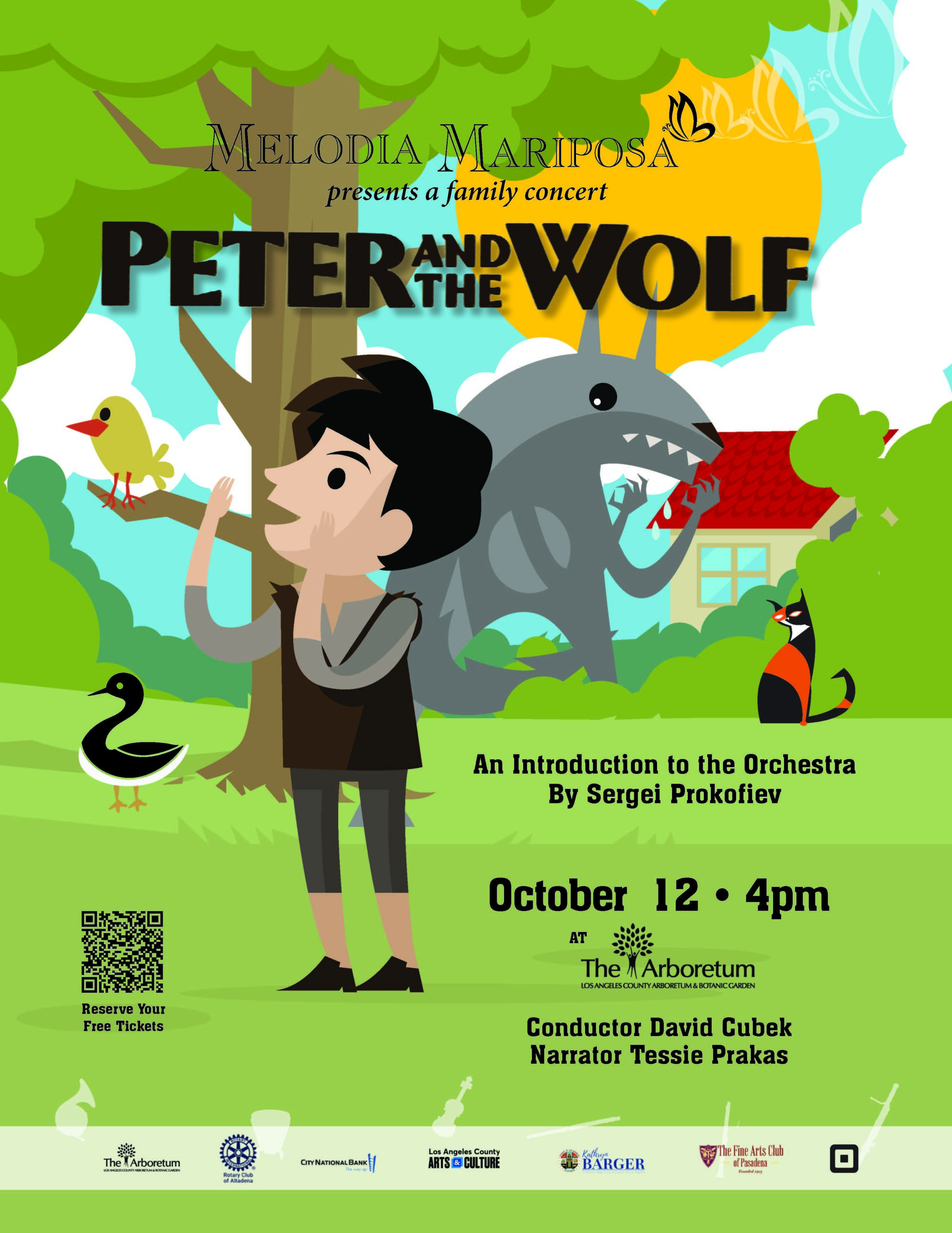 SOLD OUT Peter & the Wolf Family Concert - The Arboretum